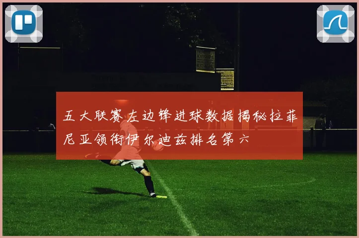 五大联赛左边锋进球数据揭秘拉菲尼亚领衔伊尔迪兹排名第六